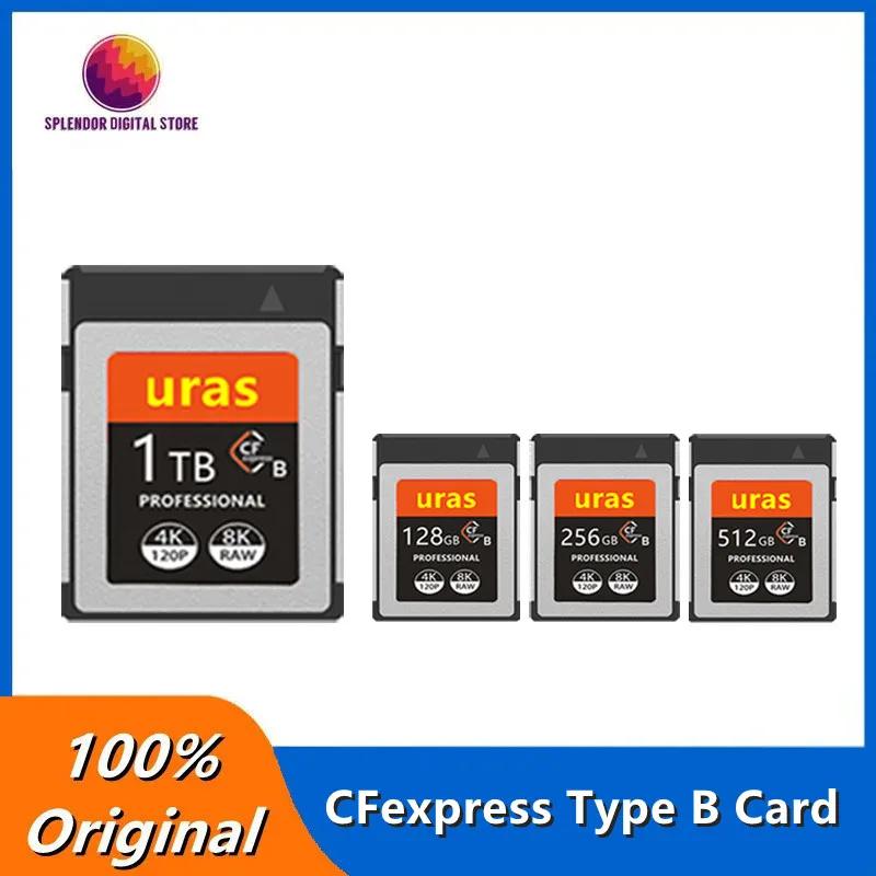 CFexpress B Ÿ ޸ ī, CF Express  ޸ ī, Z8 Z9  SLR ī޶, RAW 8K 4K , 128GB, 256GB, 512GB, 1TB